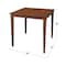 International Concepts Round Solid Wood Top Table, Espresso, 36 in W, 36 in L, 36 in H, Wood, Espresso K581-3636-36S - alternate 3